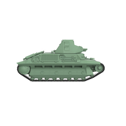 SSMODEL 655 V1.9 1/72(64,76,87) 25mm Military Model Kit France FCM 36 Light Tank