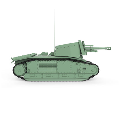 SSMODEL 664 Military Armoured Model Kit France 105 leFH18B2 Self-Propelled Gun