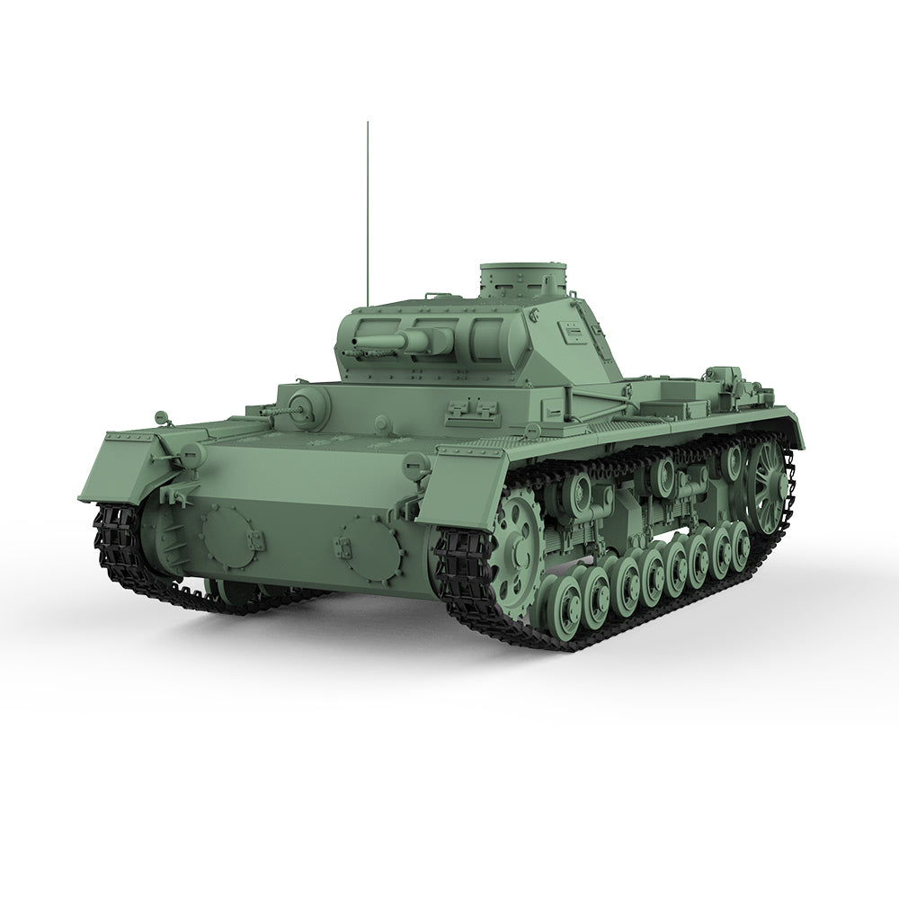 SSMODEL 710 V1.9 1/72(64,76,87) 25mm Military Model Kit German Pz.Kpfw.III Medium Tank Ausf.B