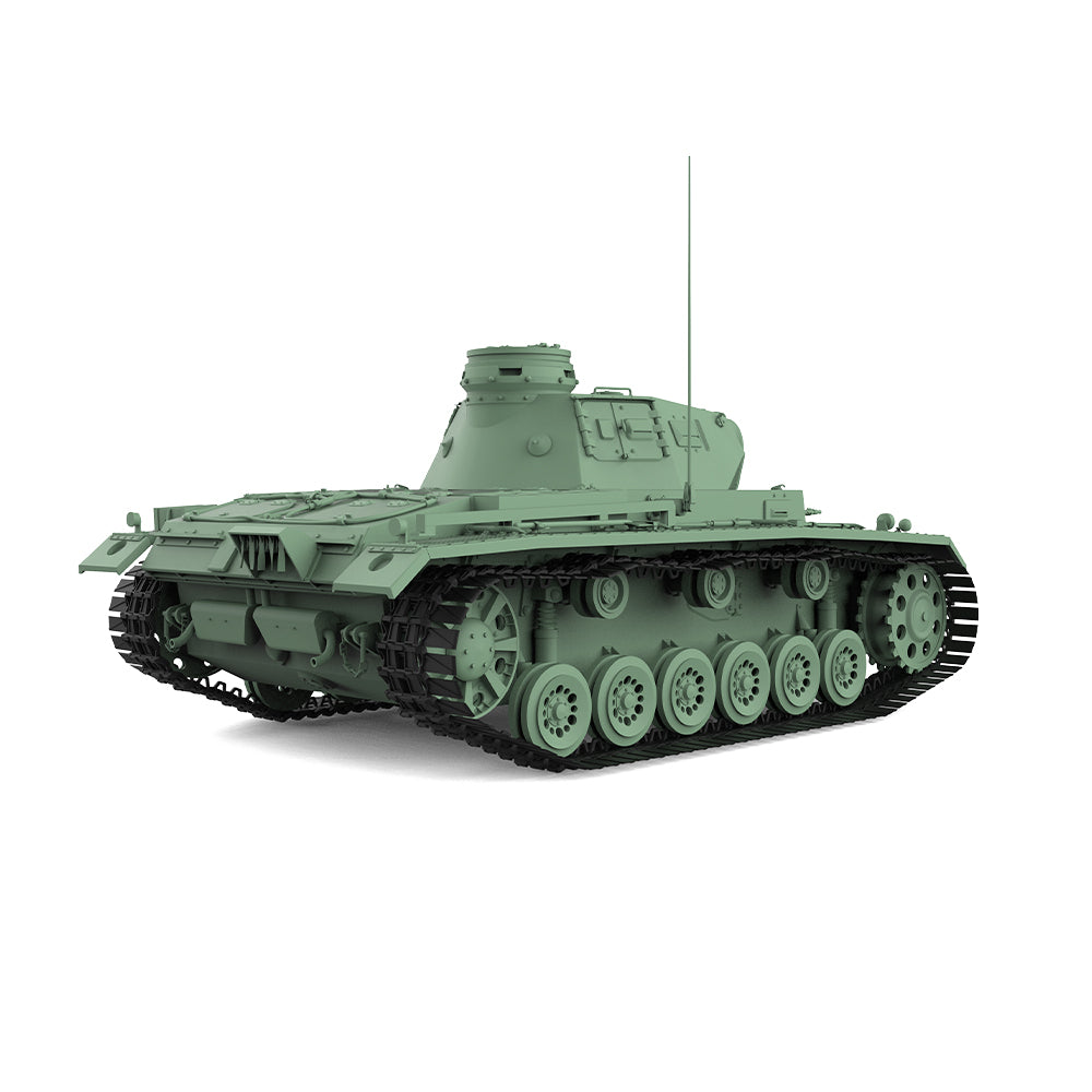 SSMODEL 711 V1.9 1/72(64,76,87) 25mm Military Model Kit German Pz.Kpfw.III Medium Tank Ausf.E