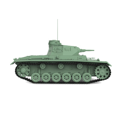 SSMODEL 711 V1.9 1/72(64,76,87) 25mm Military Model Kit German Pz.Kpfw.III Medium Tank Ausf.E