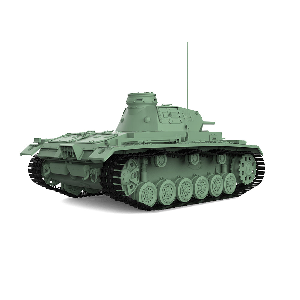 SSMODEL 712 V1.9 1/72(64,76,87) 25mm Military Model Kit German Pz.Kpfw.III Medium Tank Ausf.F