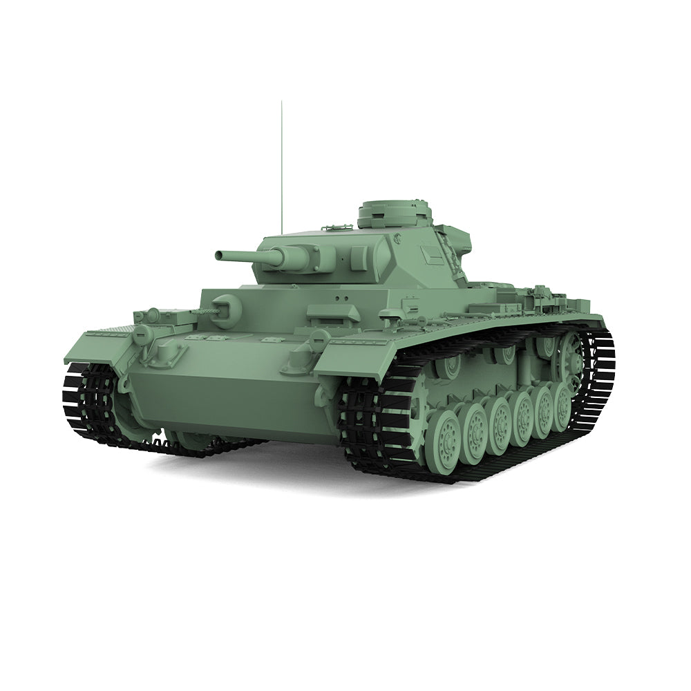 SSMODEL 713 V1.9 1/72(64,76,87) 25mm Military Model Kit German Pz.Kpfw.III Medium Tank Ausf.J