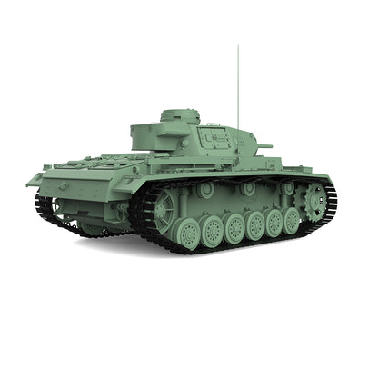 SSMODEL 713 V1.9 1/72(64,76,87) 25mm Military Model Kit German Pz.Kpfw.III Medium Tank Ausf.J