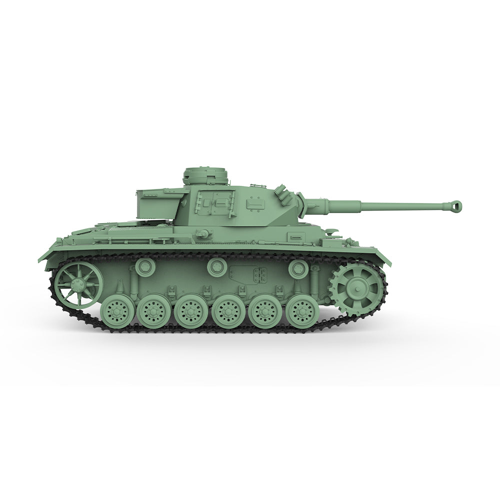 SSMODEL 714 V1.9 1/72(64,76,87) 25mm Military Model Kit German Pz.Kpfw.III Medium Tank Ausf.K