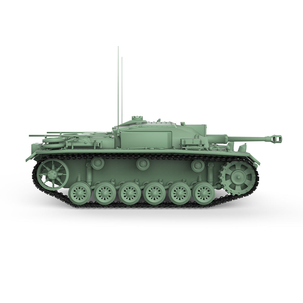 SSMODEL 719 V1.9 1/72(64,76,87) 25mm Military Model Kit German StuGIII F Tank Destroyer