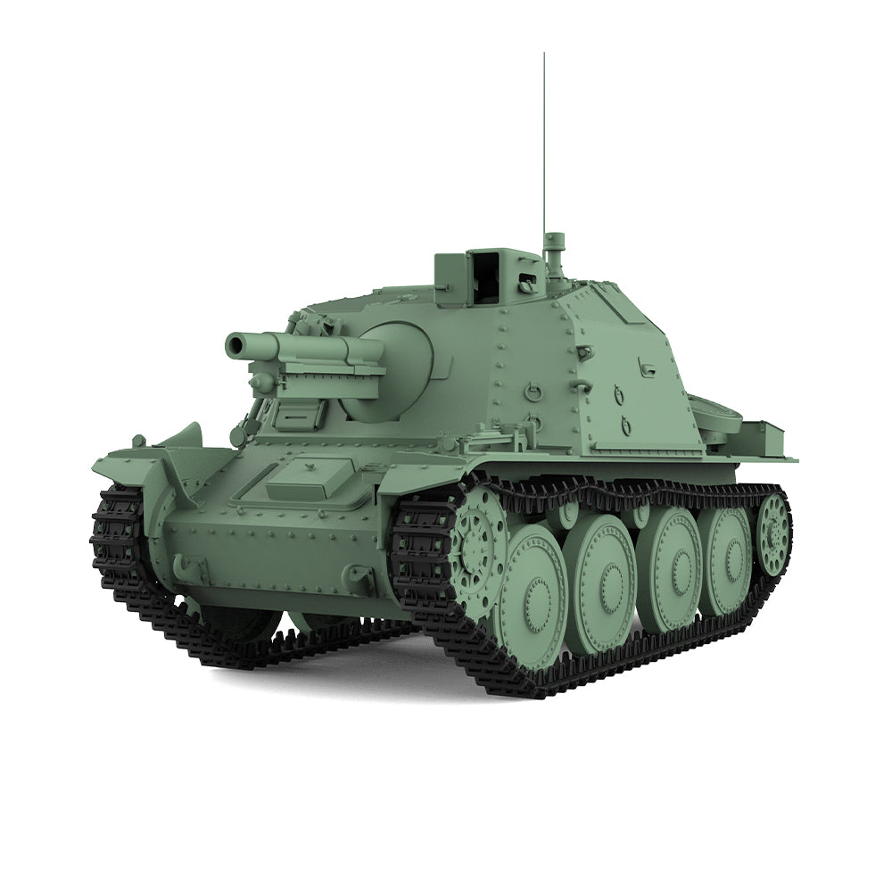 SSMODEL 734 Military Armoured Model Kit Sweden 1944 Stormartillerivagn m/43