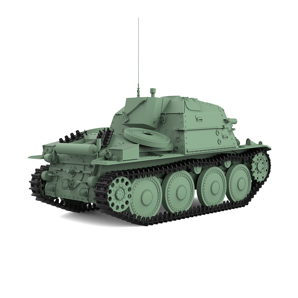 SSMODEL 734 Military Armoured Model Kit Sweden 1944 Stormartillerivagn m/43