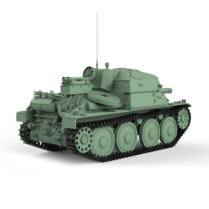 SSMODEL 735 Military Armoured Model Kit Sweden 1946 Stormartillerivagn m/43