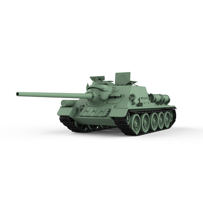 SSMODEL 753 Military Armoured Model Kit Soviet SU-100 Tank Destroyer