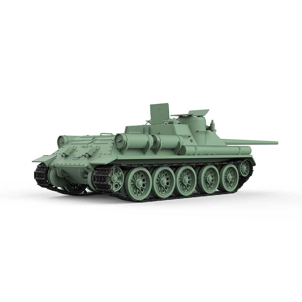 SSMODEL 753 Military Armoured Model Kit Soviet SU-100 Tank Destroyer