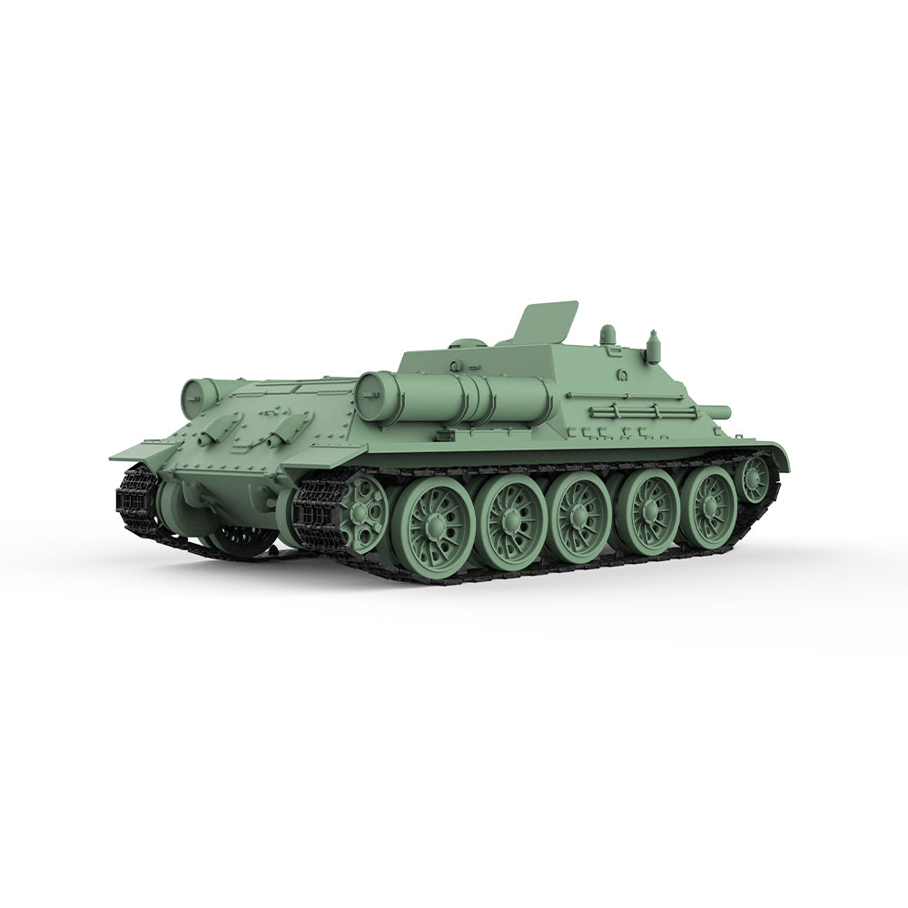 SSMODEL 754 Military Armoured Model Kit Soviet SU-122 Tank Destroyer