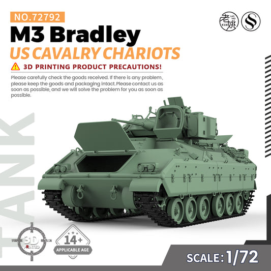 SSMODEL 792 Military Armoured Model Kit US M3 Bradley Cavalry Chariots