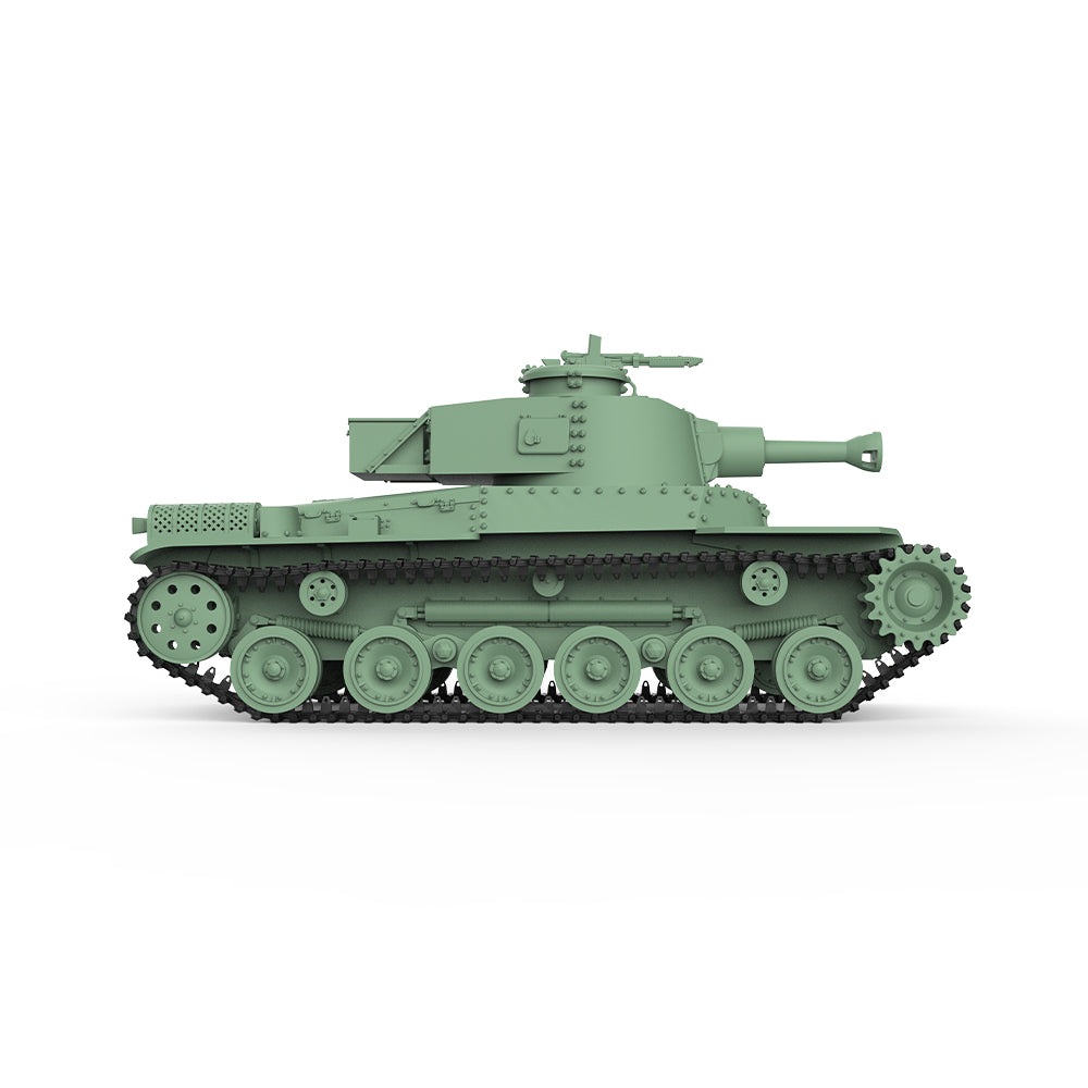 SSMODEL 821 Military Armoured Model Kit  Japan Type 97 Chi-Ha Short 12cm Gun Tank