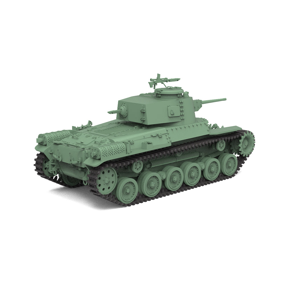 SSMODEL 824 Military Armoured Model Kit Japan Type 97 Chi-Ha Kai Medium Tank