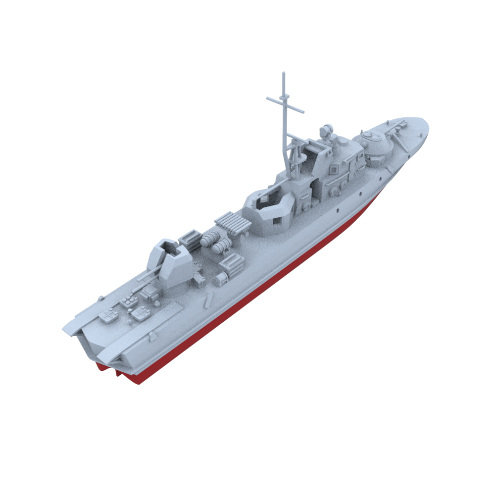 SSMODEL SSC770S
 Military Model Kit
Soviet Pr.1204 Late
Modification Full Hull