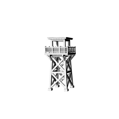 MRY-SFW LYTS659 3D Printed Open Watchtower Model, Unpainted White Model, Wargaming Terrain Accessory