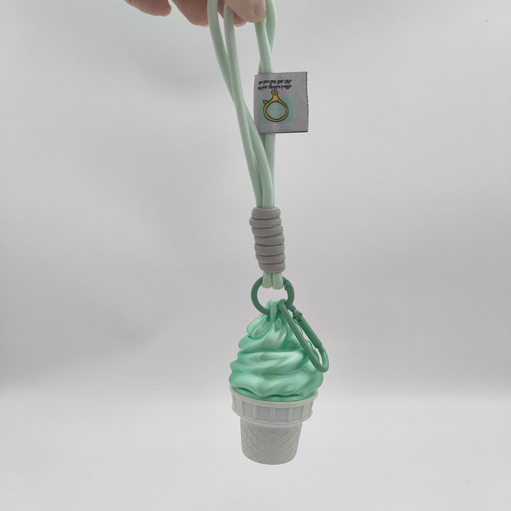 LYTP018G Ice Cream Key Ring 3D Printing Creative New Model Can Light Up Ice Cream Keychain Personalized Keychain Pendant