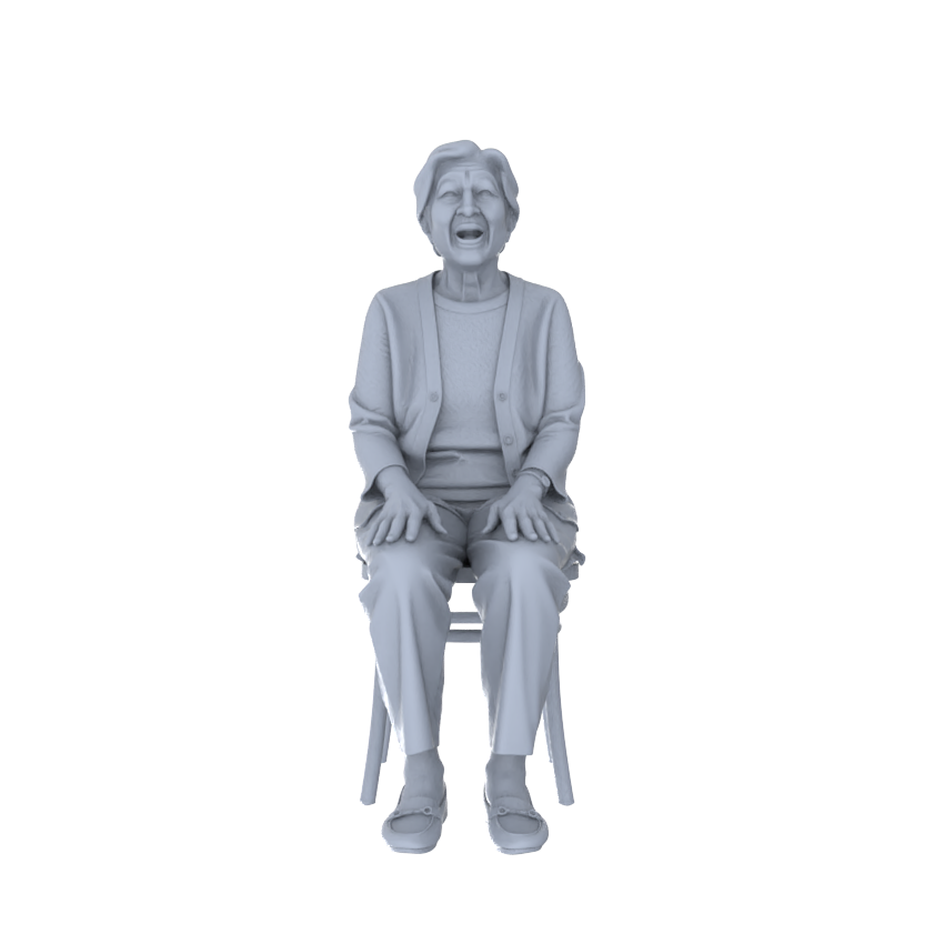 Yao's Studio LYTR259 Singing Elderly Quintet Resin Miniature Model 5-Figure Set, Unpainted Choir Performance Figures, DIY Painting Scene Decoration Miniatures Diorama Resin Figures