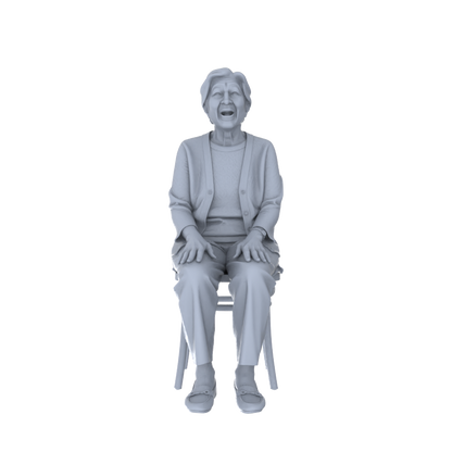 Yao's Studio LYTR259 Singing Elderly Quintet Resin Miniature Model 5-Figure Set, Unpainted Choir Performance Figures, DIY Painting Scene Decoration Miniatures Diorama Resin Figures
