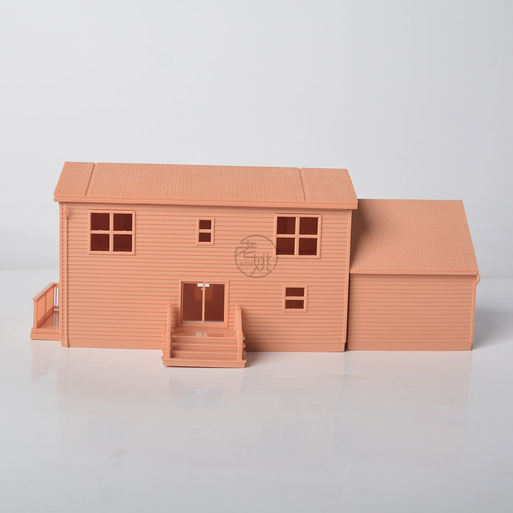 American Style Houses HO/OO/Z/N/TT Railroad Miniature Diorama House Building MRY-SFW LYT085