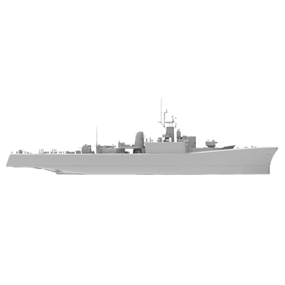 RHWS028 Military Model Kit Water Line HMCS Terra Nova DDE 229