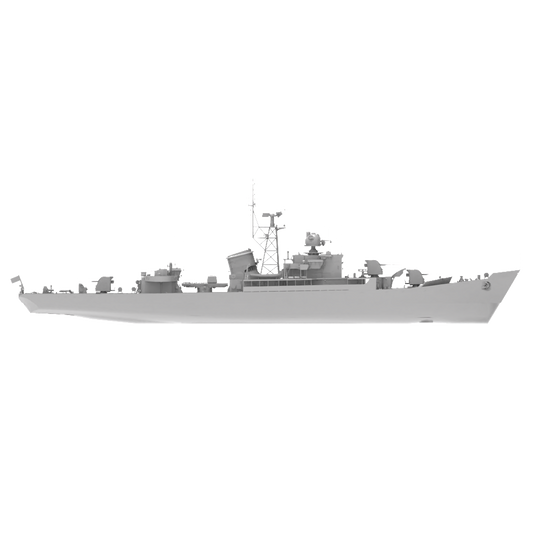 RHWS027 Military Model Kit Water Line Fregatte PR.50 Karl Ma – LCD 3D printed resin model kit, image 1