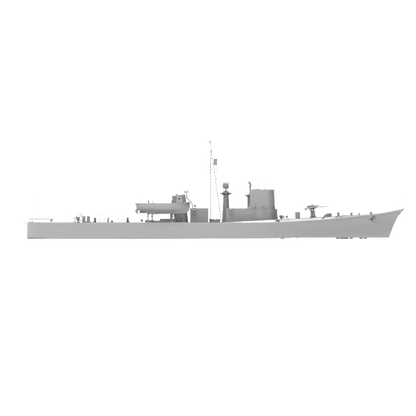 RHWS011 IJN Type K-8 No.13 Submarine Chaser Kusentei Water line