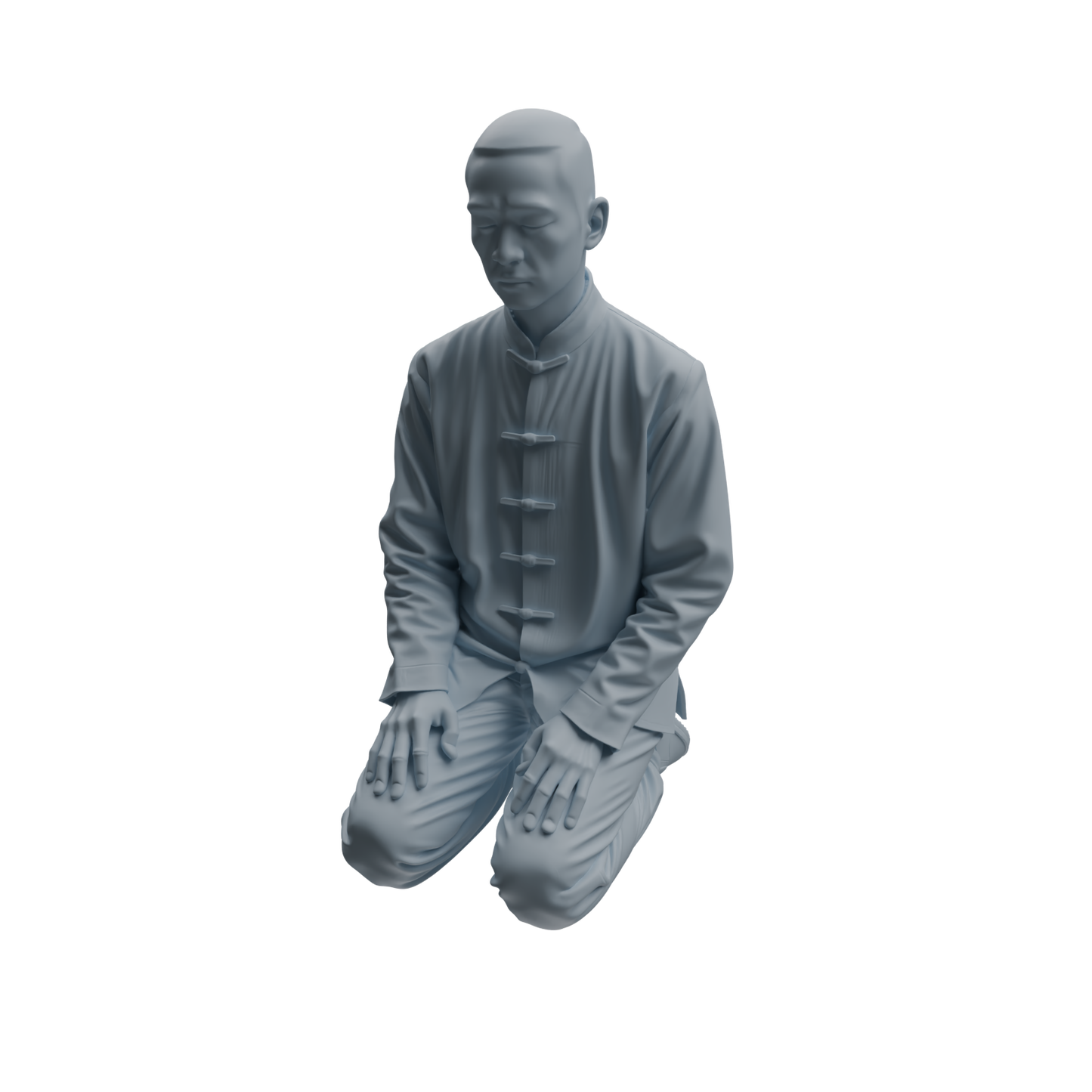MRY-SFW LYTR1087 Traditional Clothing Kneeling Character Modern Model 4 pcs