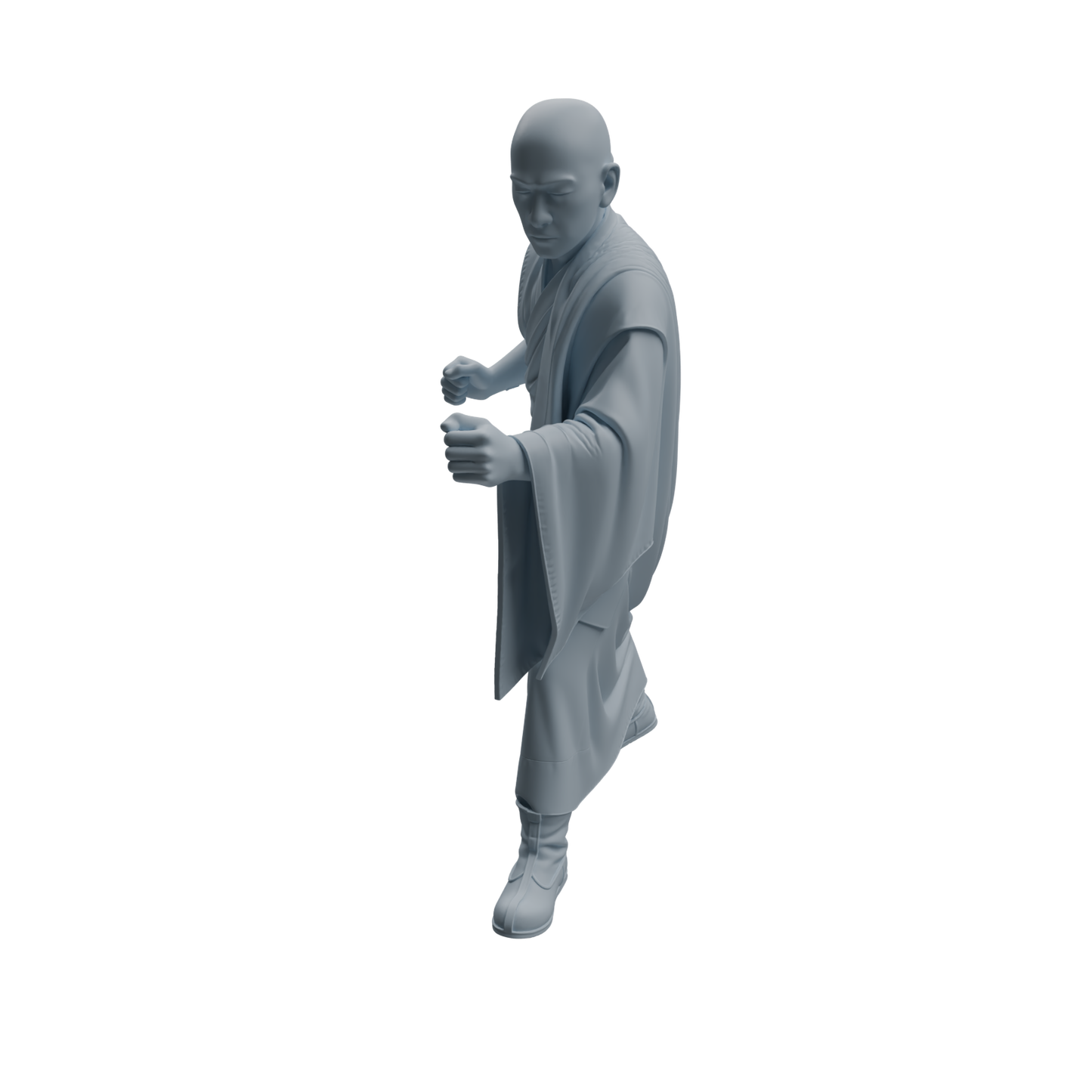 MRY-SFW LYTR1084 Multi-pose Sweeping Monk Character Modern Model 4 pcs