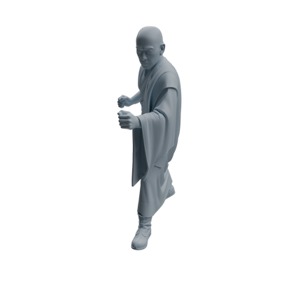 MRY-SFW LYTR1084 Multi-pose Sweeping Monk Character Modern Model 4 pcs