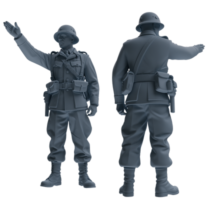 MRY-SFW SSTR191 Miniatures Soldier Model Kit Multi-Scenario Combat Soldier Pose Modern Model 5 pcs