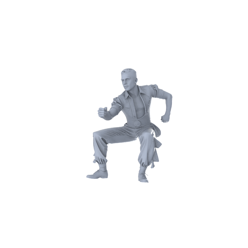 MRY-SFW LYTR557 Modern Stage Latin Dancers Pose Group of 3 Miniature Car Diorama Figures Scene Props Accessories Resin