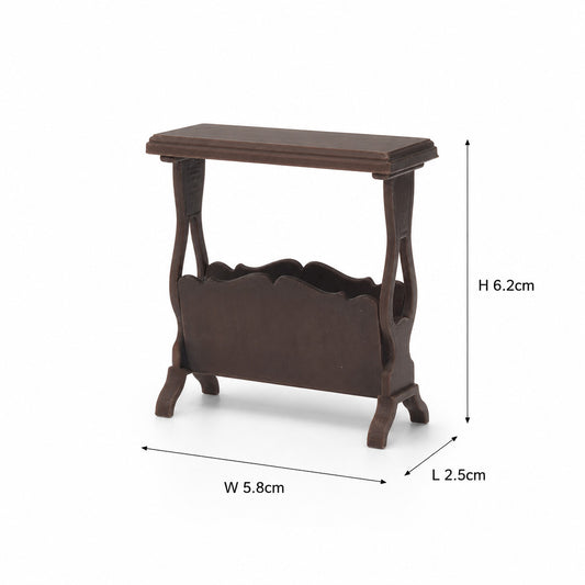RHF0463A European-style bookshelf Vintage Dollhouse Victoria – LCD 3D printed resin model kit, image 1