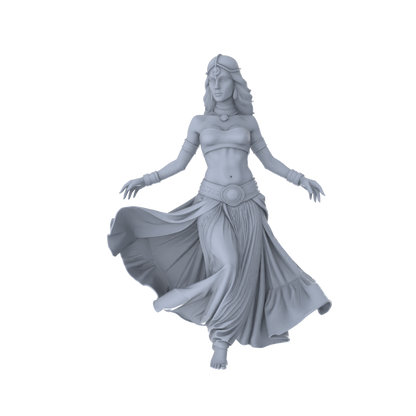 MRY-SFW LYTR562 Ancient Exotic Style Women Pose Group of 6 Miniature Car Diorama Figures Scene Props Accessories Resin