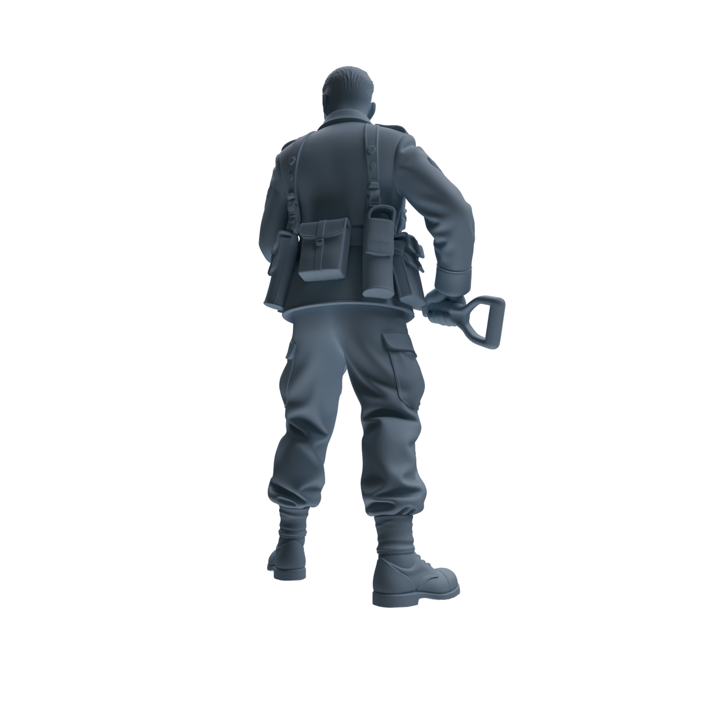 MRY-SFW SSTR185 Miniatures Soldier Model Kit Combat Engineer Soldier Pose Modern Model 4 pcs