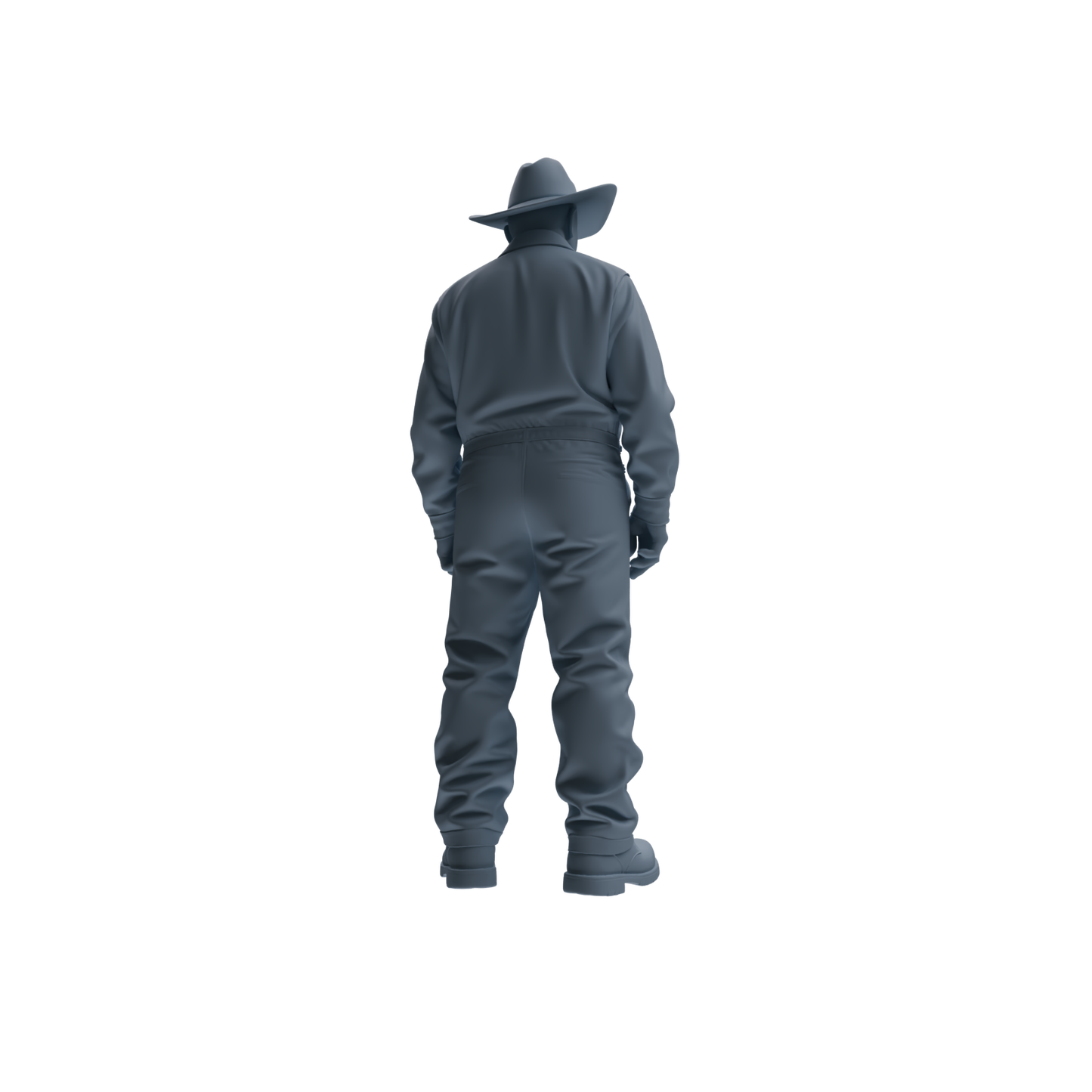 MRY-SFW LYTR922 Farm Cowboy Worker Multi-pose Modern Model 3 pcs