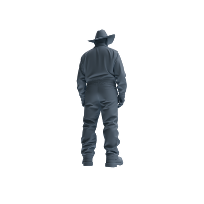 MRY-SFW LYTR922 Farm Cowboy Worker Multi-pose Modern Model 3 pcs