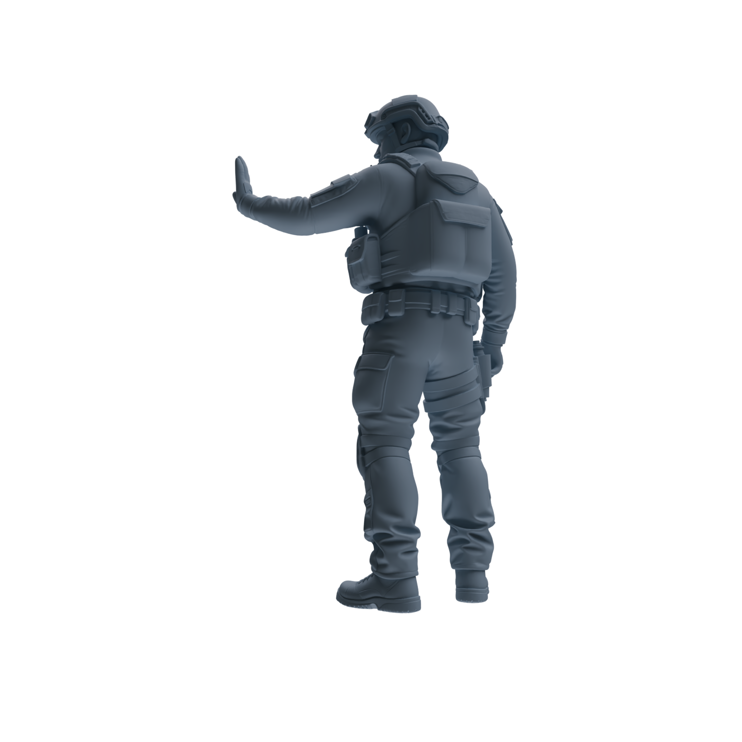 MRY-SFW SSTR183 Miniatures Soldier Model Kit Special Forces Soldier Pose Modern Model 3 pcs