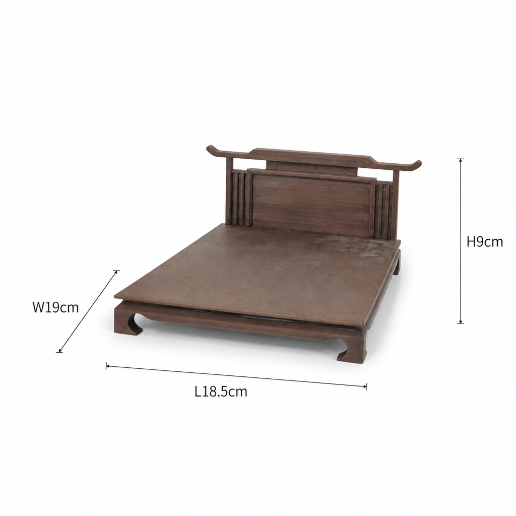 RHF0538 New Chinese-style bedroom furniture set Desktop ornaments ancient-style dollhouse furniture Chinese miniature furniture Chinese bedroom scene mini furniture solid wood style furniture