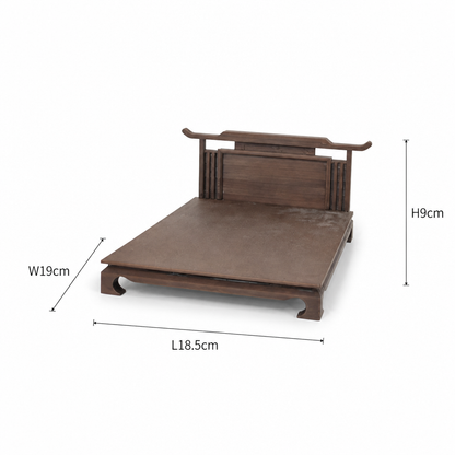 RHF0538 New Chinese-style bedroom furniture set Desktop ornaments ancient-style dollhouse furniture Chinese miniature furniture Chinese bedroom scene mini furniture solid wood style furniture