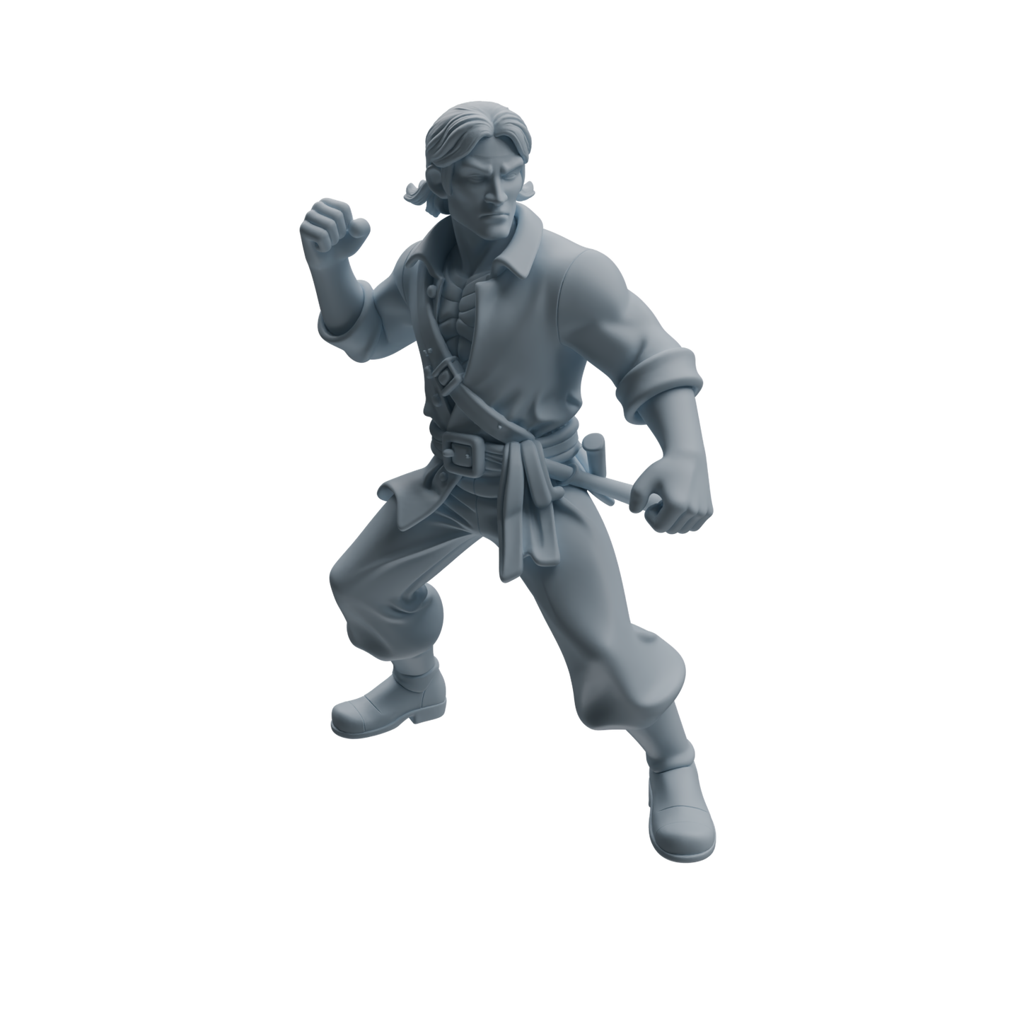 MRY-SFW LYTR1098 Axe-wielding Pirate Character Modern Model 4 pcs