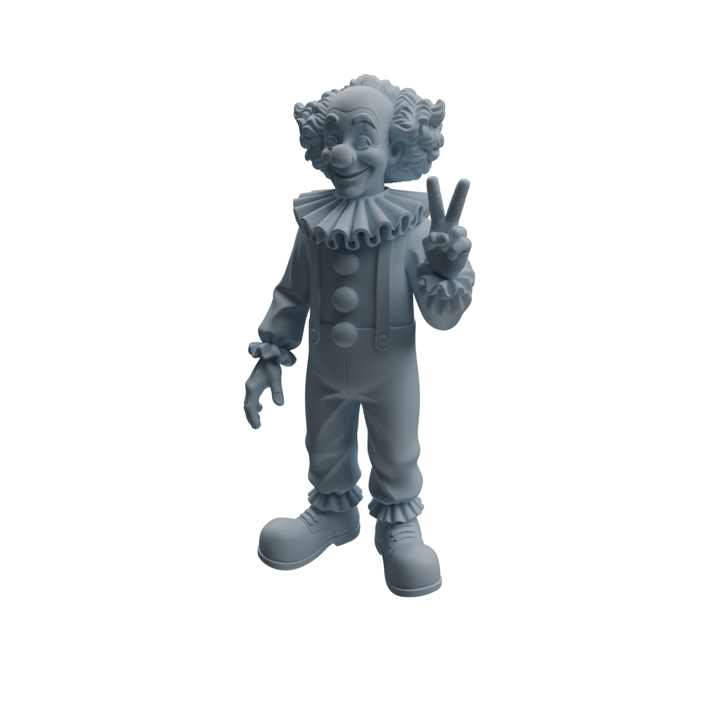 MRY-SFW LYTR1055 Carnival Clown Style Character Modern Model 4 pcs