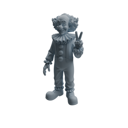 MRY-SFW LYTR1055 Carnival Clown Style Character Modern Model 4 pcs