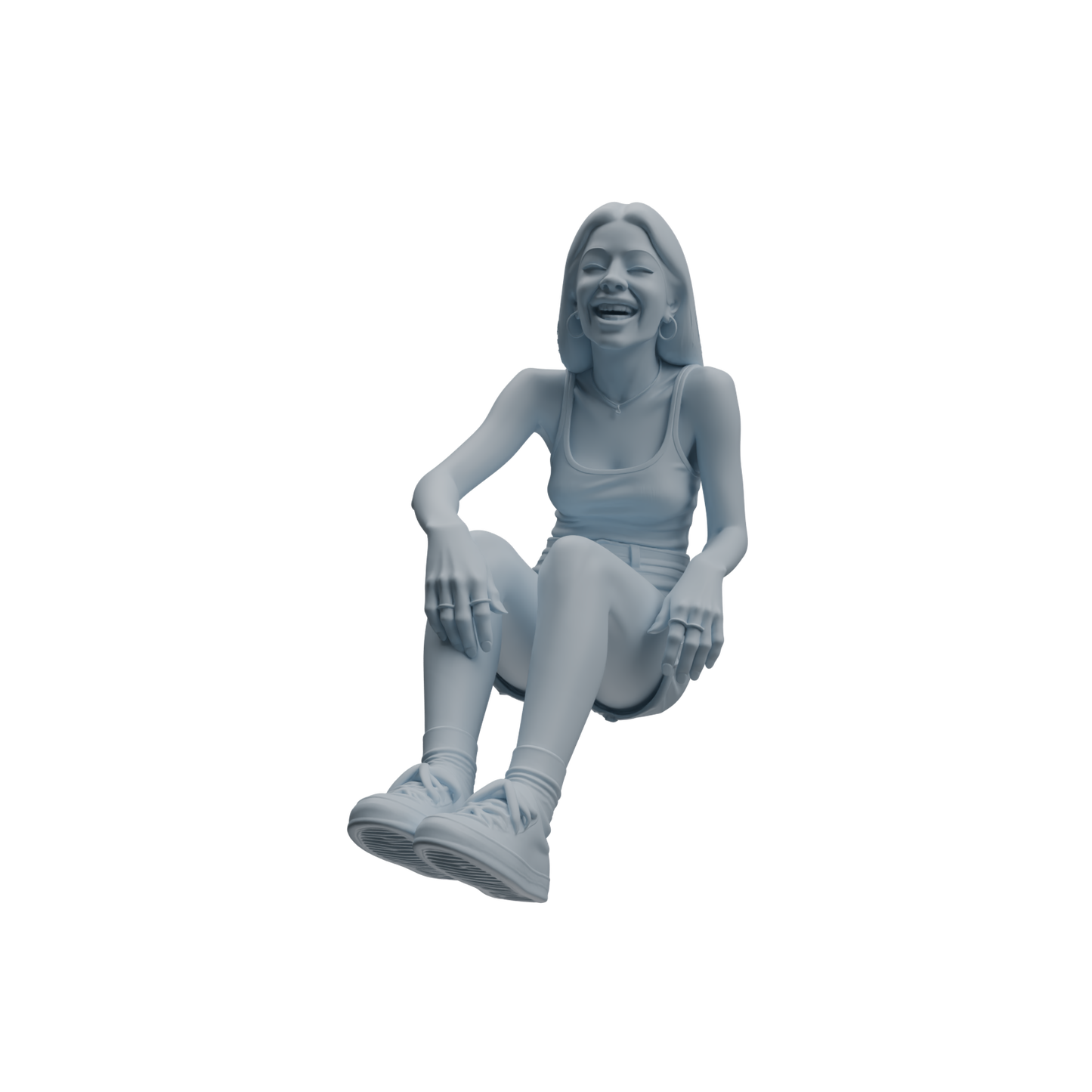 MRY-SFW LYTR1042 Joyful Interactive Female Character Modern Model 4 pcs