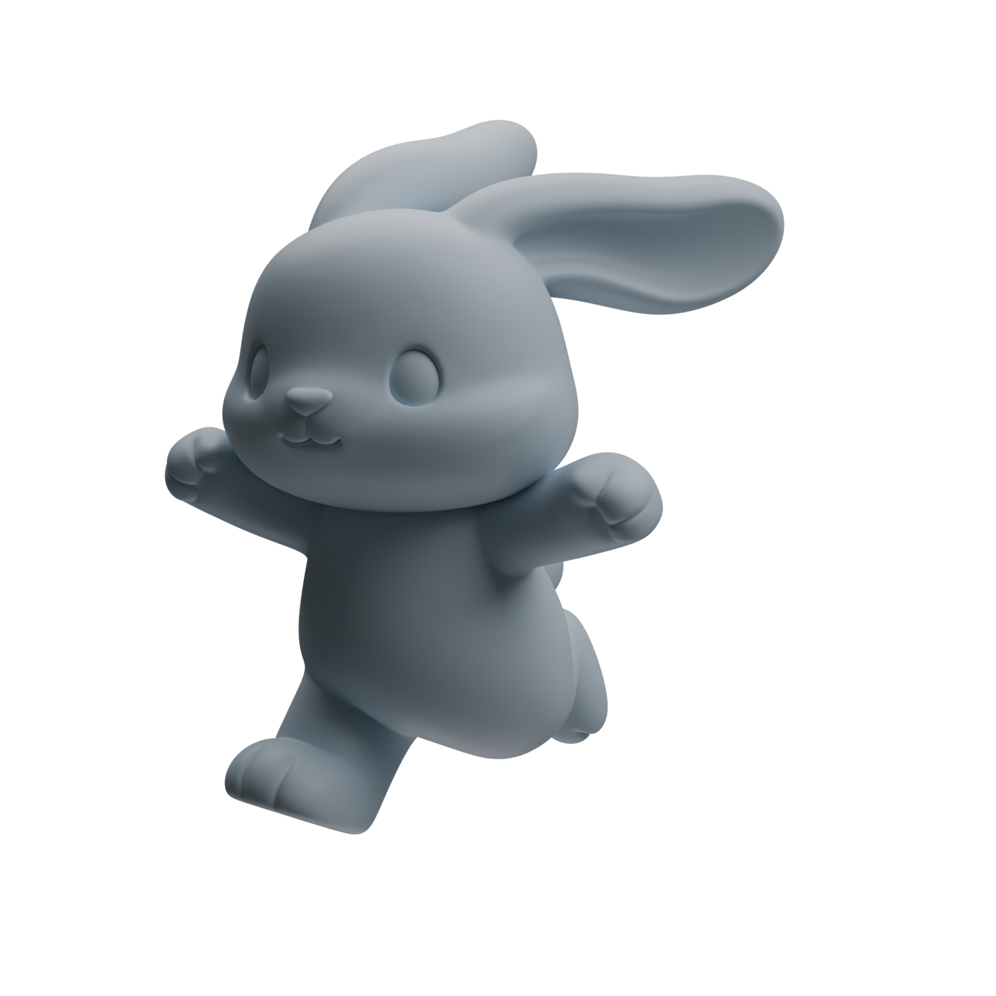 MRY-SFW LYTR1047 Cartoon Rabbit Animal Modern Model 4 pcs