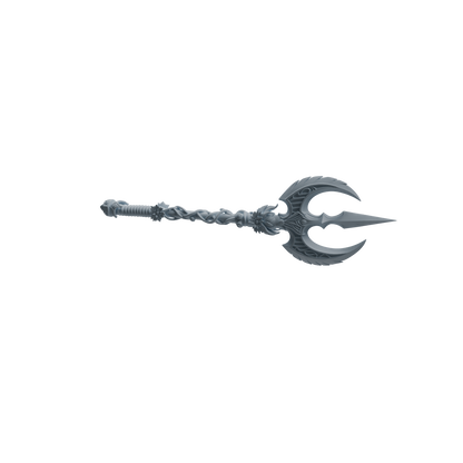 MRY-SFW LYGS432 Mysterious Pattern Crescent Battle Weapon Modern Model 4 pcs