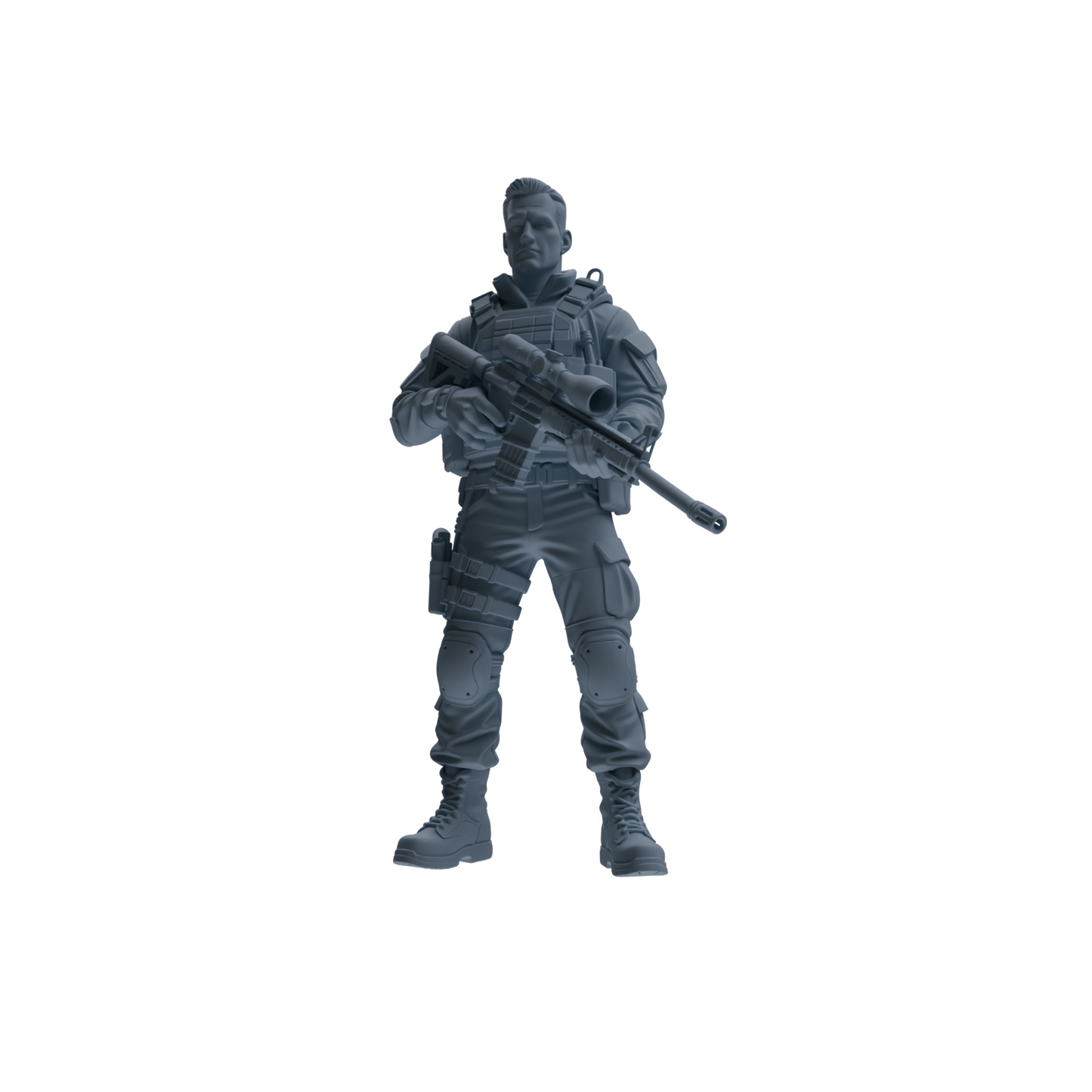 MRY-SFW SSTR176 Miniatures Soldier Model Kit Special Forces Soldier Modern Model 3 pcs