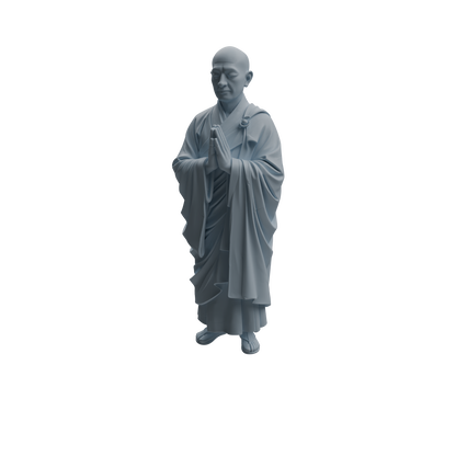 MRY-SFW LYTR1082 Monk with Ritual Tools Character Modern Model 3 pcs