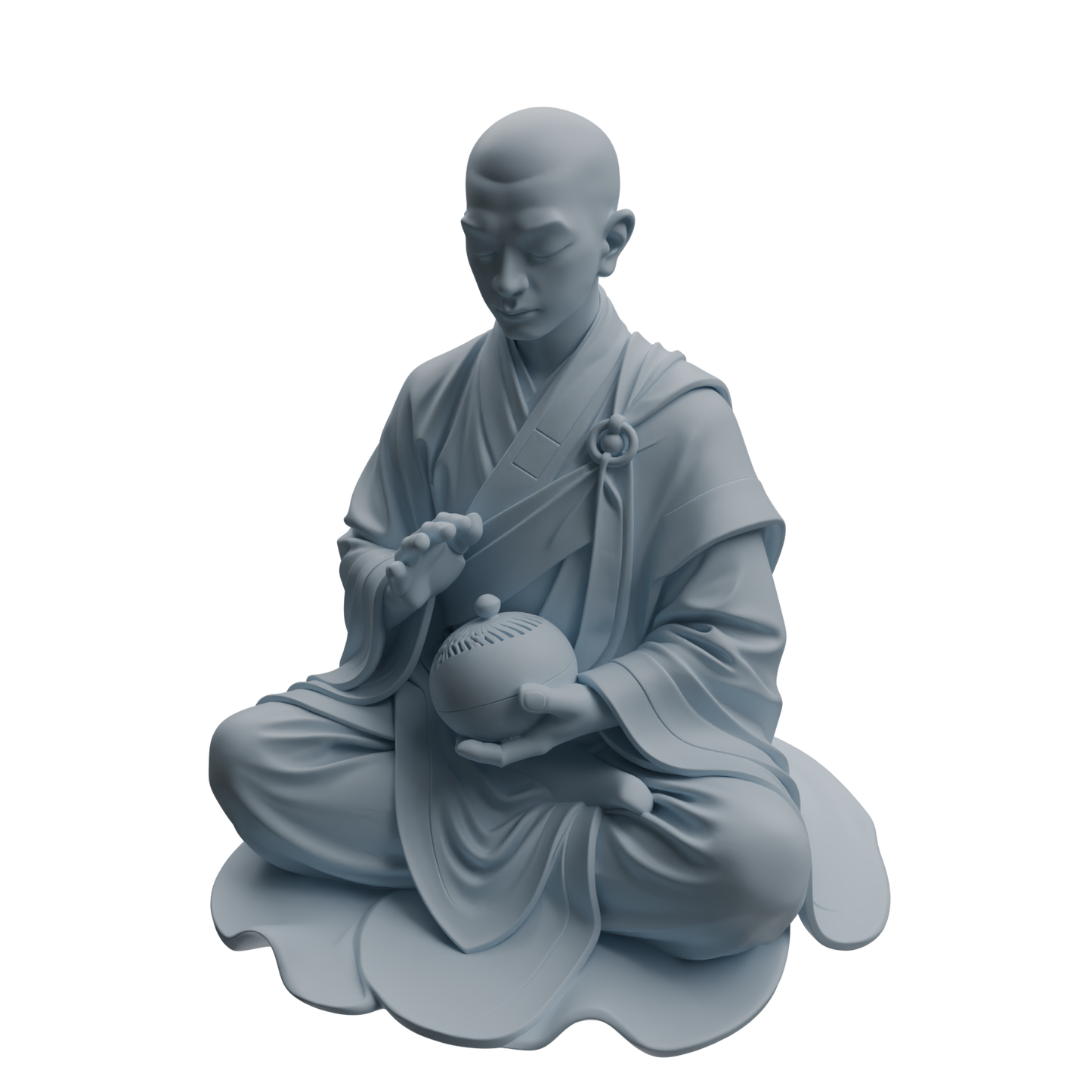 MRY-SFW LYTR1080 Zen-style Monk Character Modern Model 3 pcs